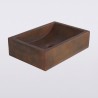 Betonwaschbecken rechteckig - Vintage Braun - Pure Cast