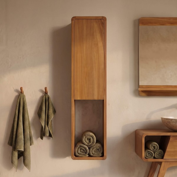 Badezimmersäule aus Teakholz - Amrita