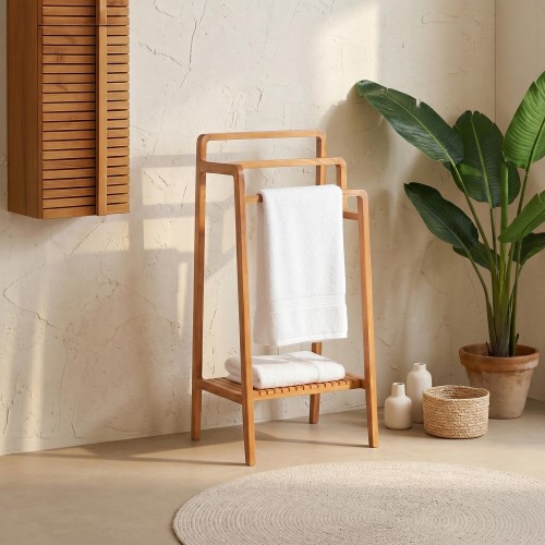 Handtuchhalter fürs Badezimmer aus massivem Teakholz – Devika
