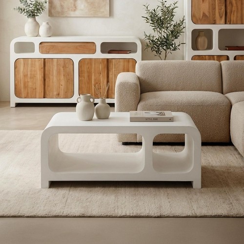 Design-Couchtisch in Betonoptik 100 cm - Mineralis