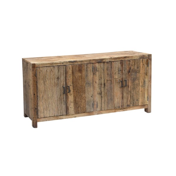 Sideboard aus massivem, rohem Altholz - Antique