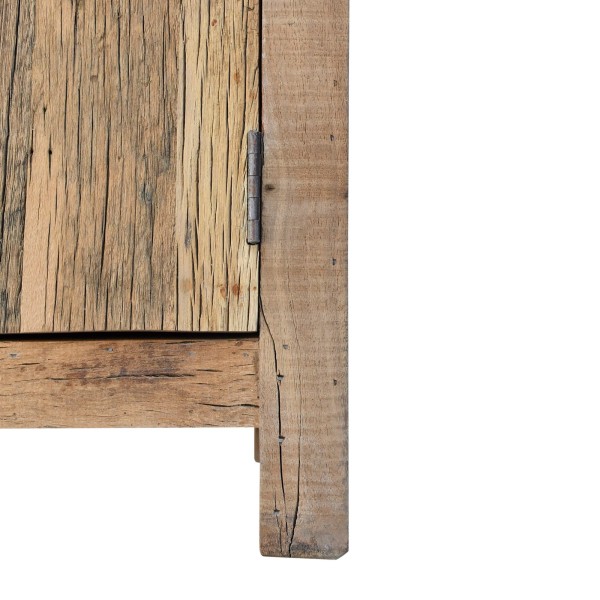 Sideboard aus massivem, rohem Altholz - Antique