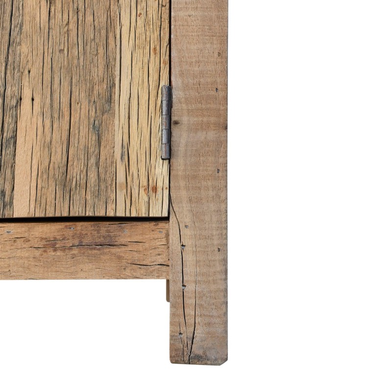 Sideboard aus massivem, rohem Altholz - Antique