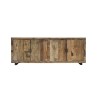 Sideboard aus massivem, rohem Altholz 200 cm - Antique