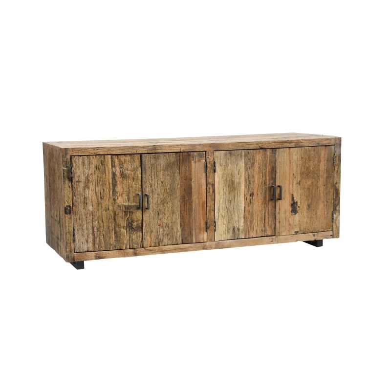 Sideboard aus massivem, rohem Altholz 200 cm - Antique