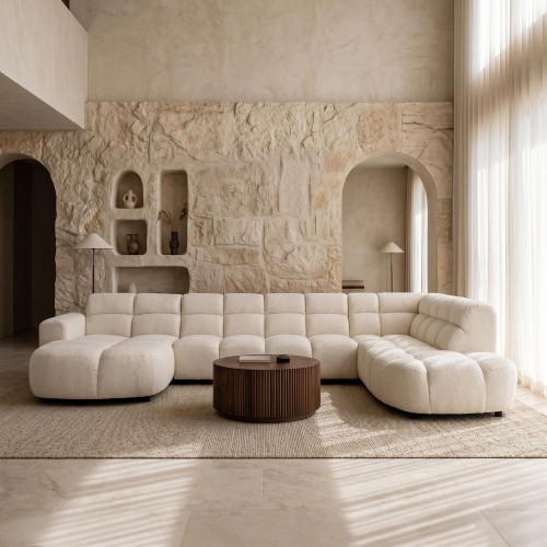 Panorama-Ecksofa XXL – Elda