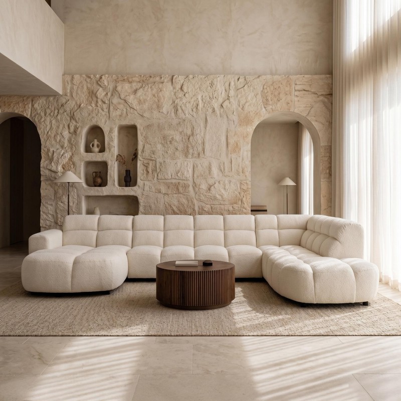 Panorama-Ecksofa XXL – Elda