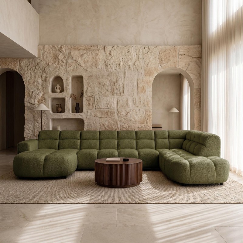 Panorama-Ecksofa XXL – Elda