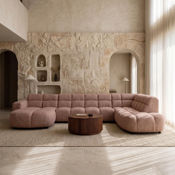 Panorama-Ecksofa XXL – Elda
