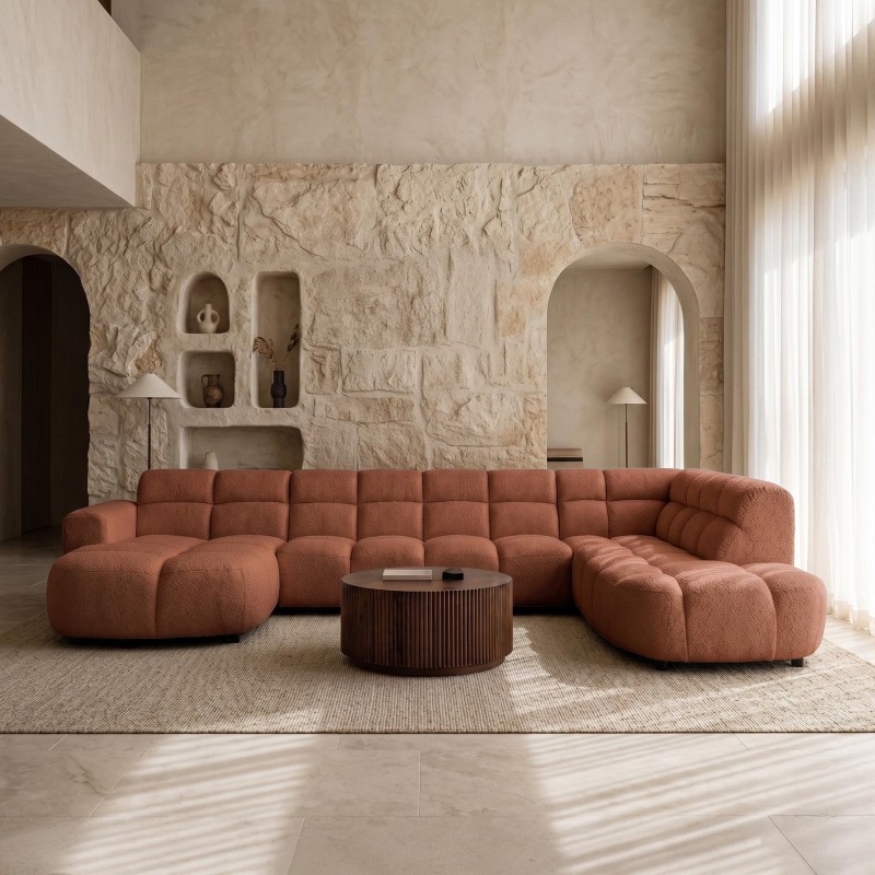Panorama-Ecksofa XXL – Elda