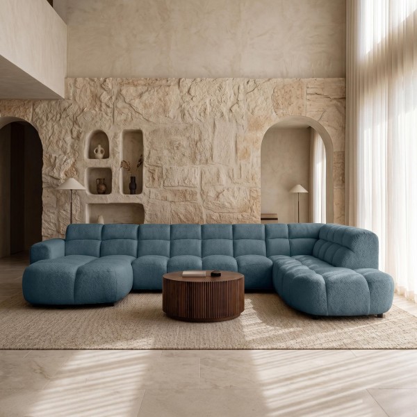 Panorama-Ecksofa XXL – Elda