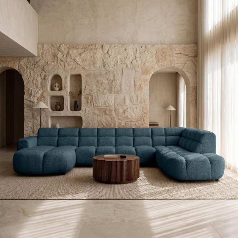 Panorama-Ecksofa XXL – Elda