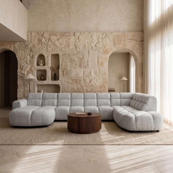 Panorama-Ecksofa XXL – Elda