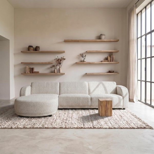 Ecksofa 4-Sitzer mit linker Méridienne – Syra