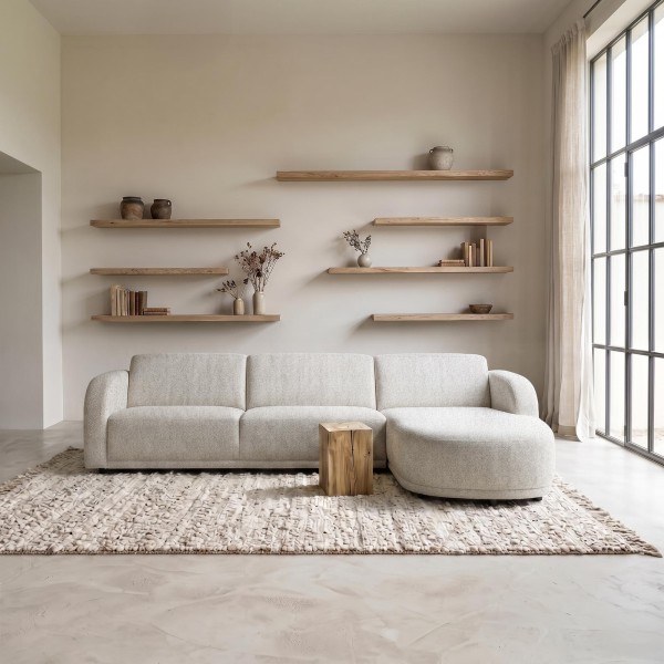 Ecksofa 4-Sitzer mit rechter Meridiane – Syra