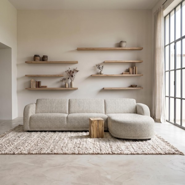 Ecksofa 4-Sitzer mit rechter Meridiane – Syra