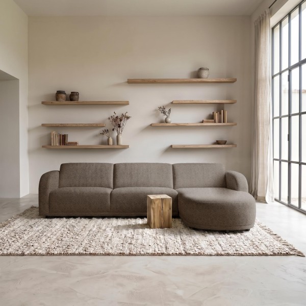 Ecksofa 4-Sitzer mit rechter Meridiane – Syra