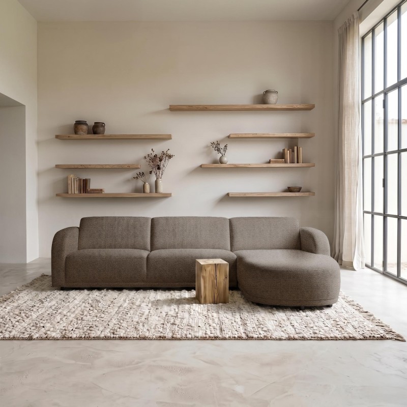 Ecksofa 4-Sitzer mit rechter Meridiane – Syra