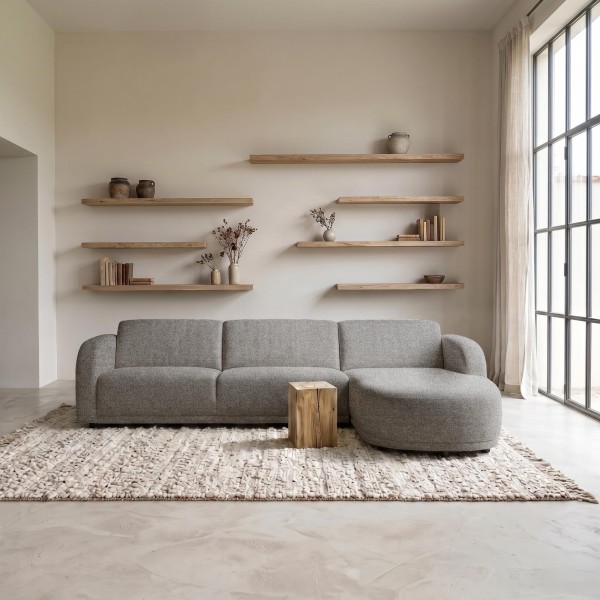 Ecksofa 4-Sitzer mit rechter Meridiane – Syra