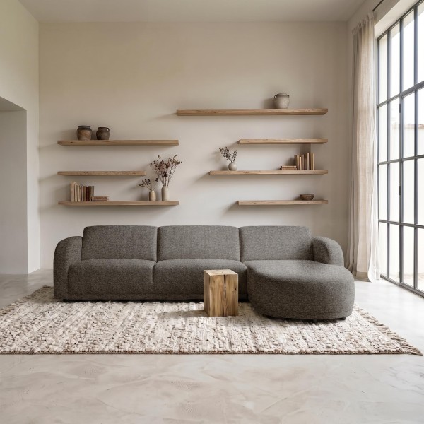 Ecksofa 4-Sitzer mit rechter Meridiane – Syra