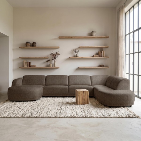 Panorama-Ecksofa XXL – Syra