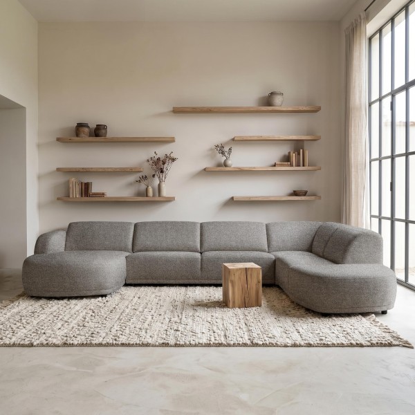Panorama-Ecksofa XXL – Syra