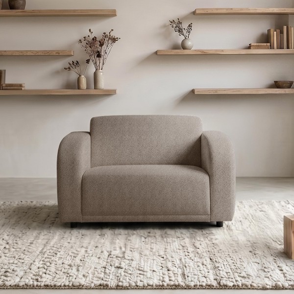Sessel aus Chenille-Stoff – Syra