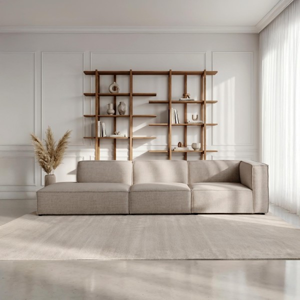 Design-Sofa 5-Sitzer links offen – Isla