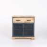 Waschtischunterschrank aus Holz und Metall 80 cm - Cambridge