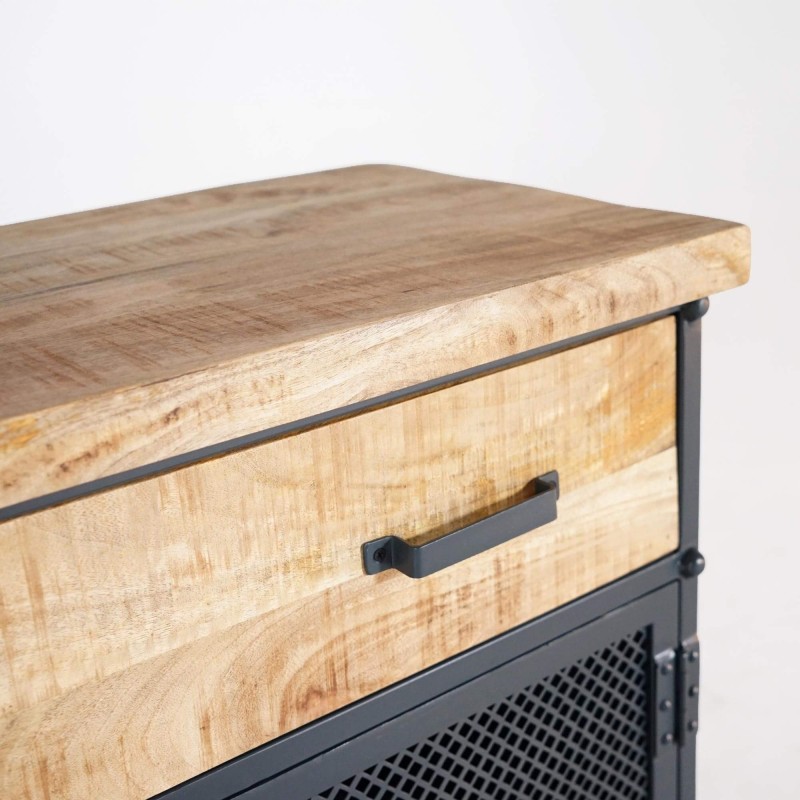 Waschtischunterschrank aus Holz und Metall 80 cm - Cambridge