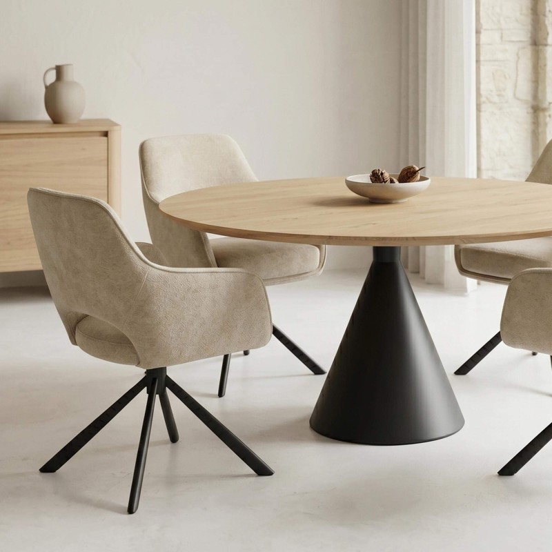 Bequemer Drehsessel fürs Esszimmer - Cowley