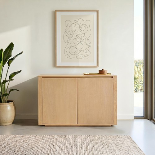 Sideboard aus Eichenholz mit 2 Türen – 120 cm – Yseult