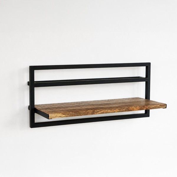 Regal aus Holz und Metall 70 X 30 - Selfsh
