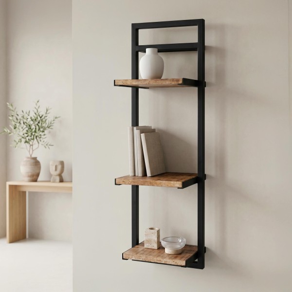Regal aus Holz und Metall 30 X 95 - Selfsh