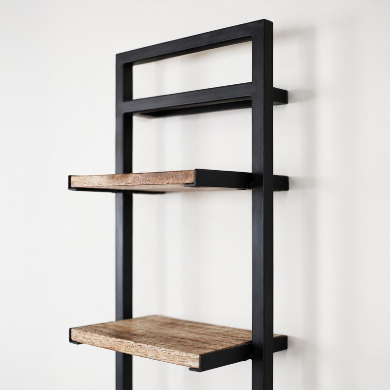 Regal aus Holz und Metall 30 X 95 - Selfsh