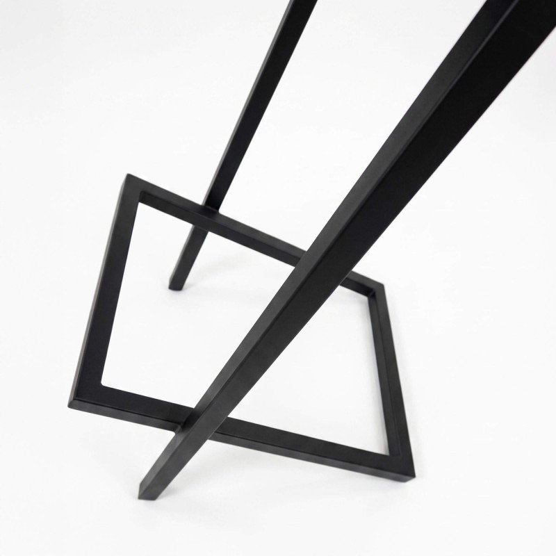 Barstuhl aus Holz und Metall - Linea