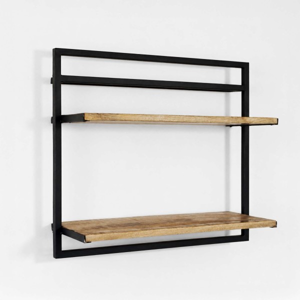 Regal aus Holz und Metall 70 x 60 - Selfsh