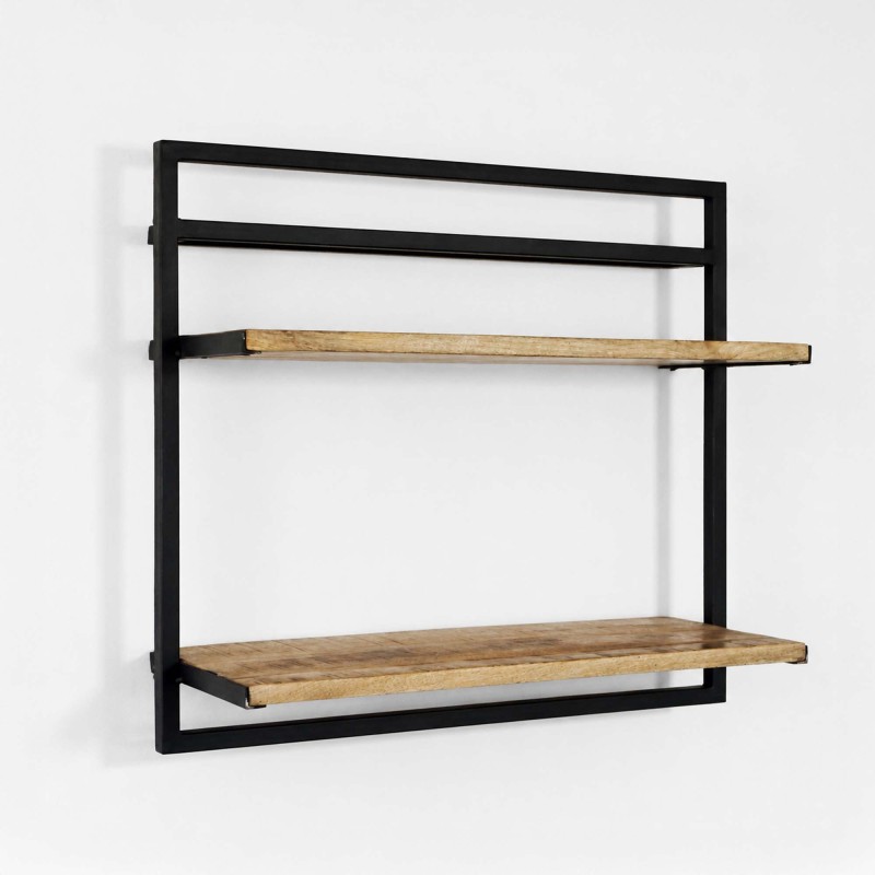 Regal aus Holz und Metall 70 x 60 - Selfsh