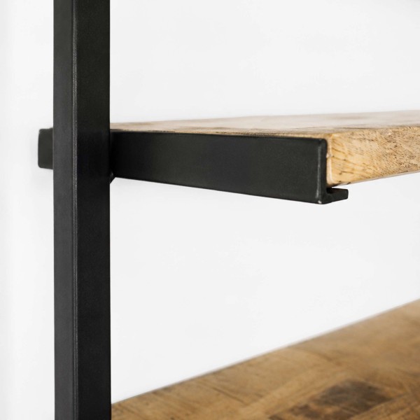 Regal aus Holz und Metall 70 x 60 - Selfsh