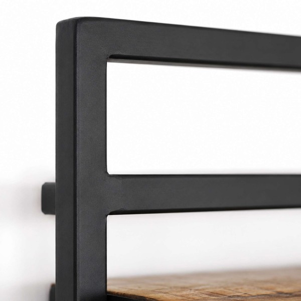 Regal aus Holz und Metall 70 x 60 - Selfsh