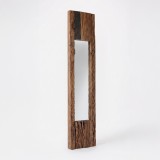 Spiegel aus Rohholz rechteckig 25 x 150 cm - Tree