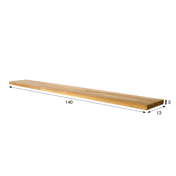 Teakholzregal 140 cm