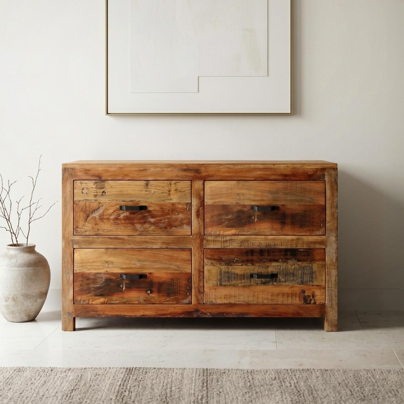 Kommode aus recyceltem Holz - Terra Nova