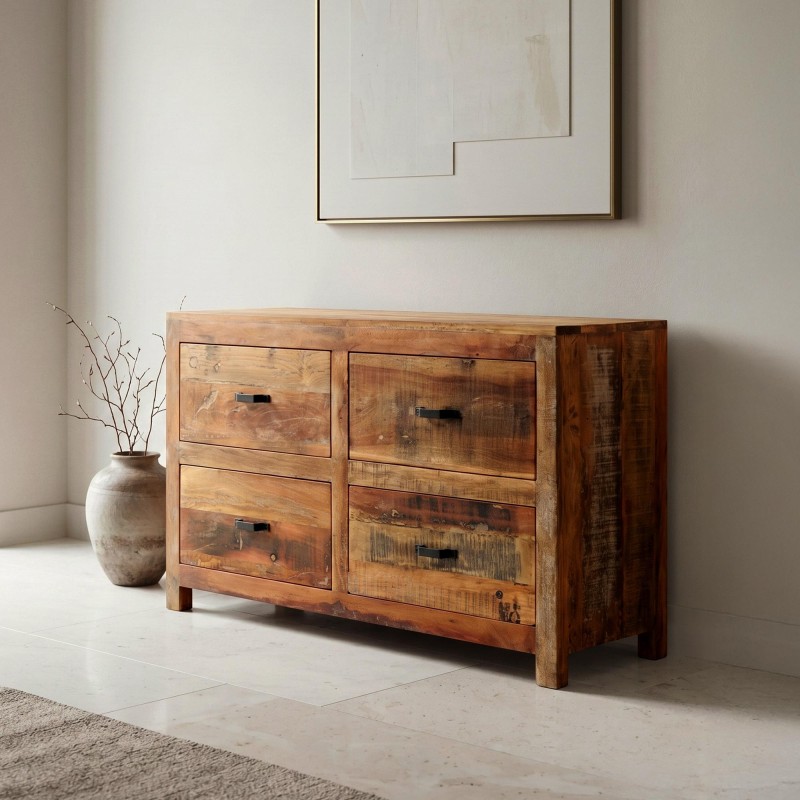 Kommode aus recyceltem Holz - Terra Nova