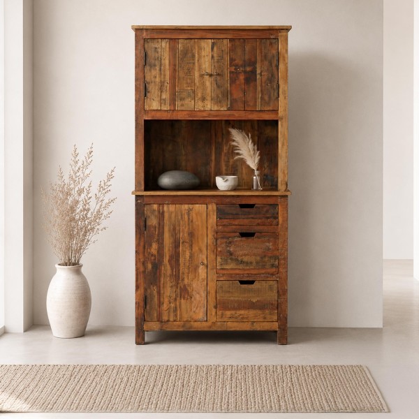 Highboard aus recyceltem Holz - Terra Nova