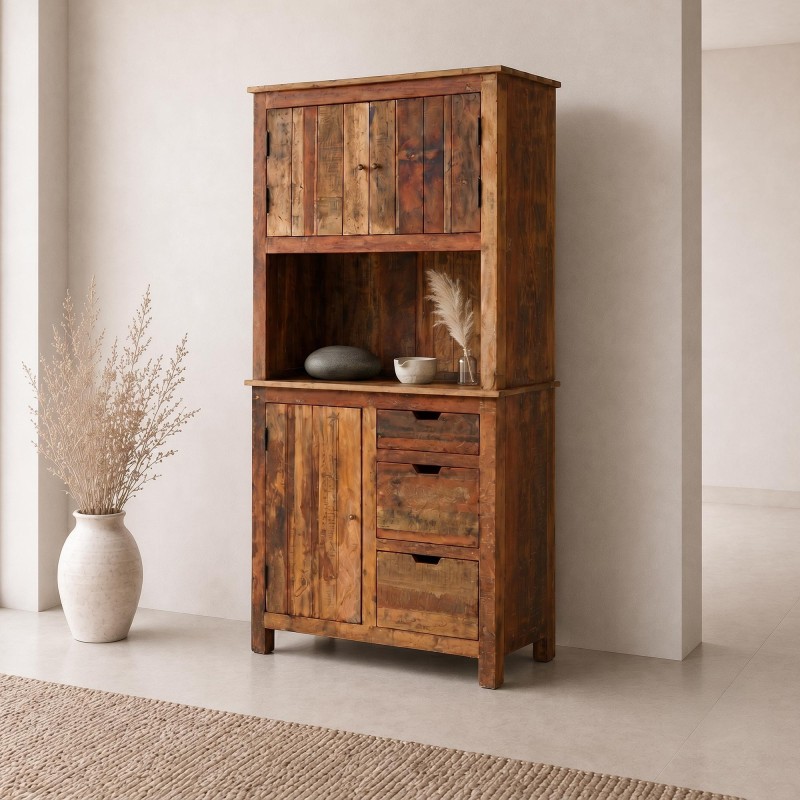 Highboard aus recyceltem Holz - Terra Nova