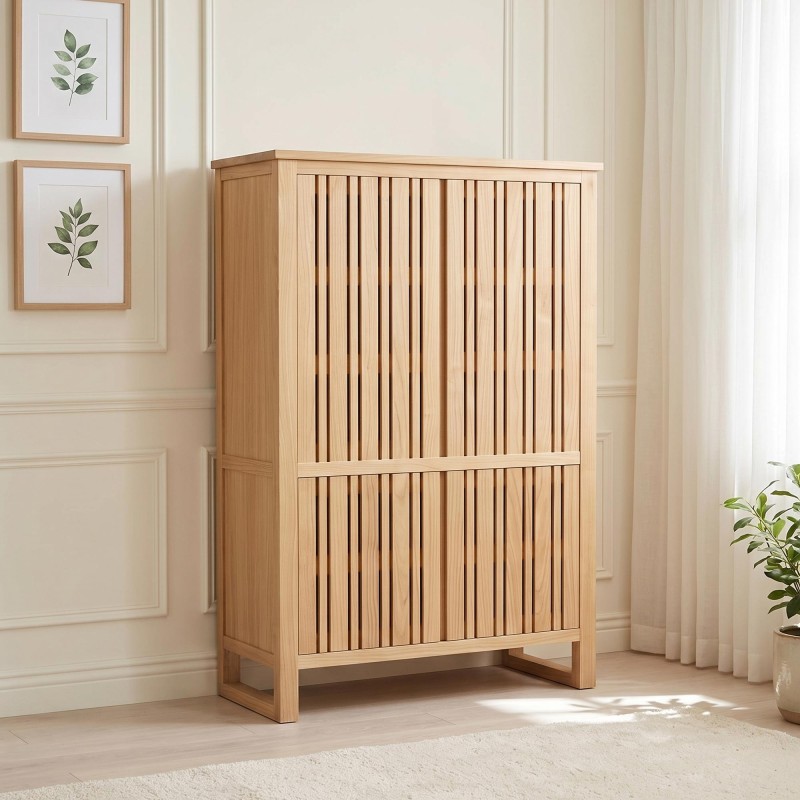 Highboard aus Massivholz - Satya