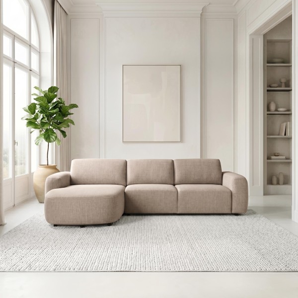 Ecksofa mit linker Ottomane, 4-Sitzer – Kala