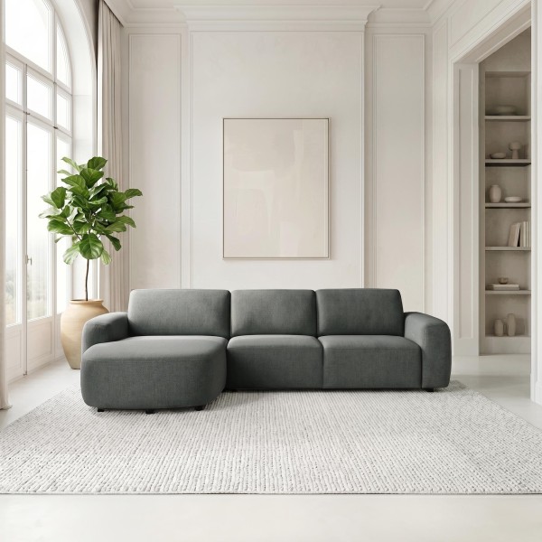 Ecksofa mit linker Ottomane, 4-Sitzer – Kala