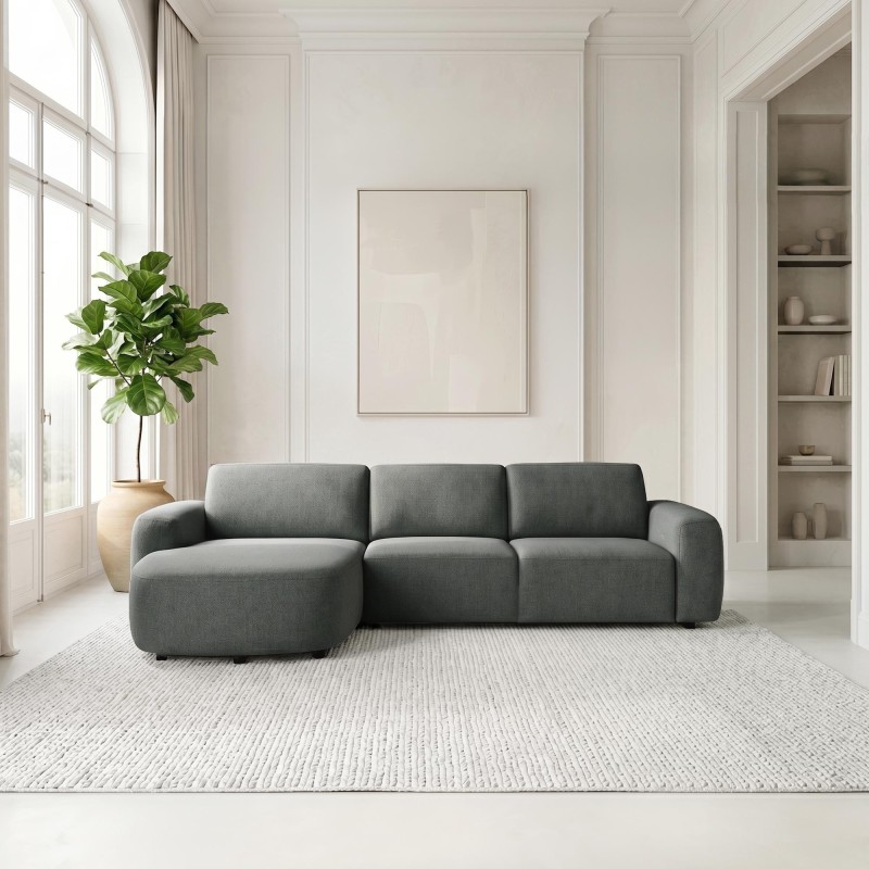 Ecksofa mit linker Ottomane, 4-Sitzer – Kala